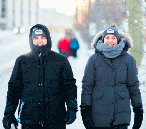 Derek Kaemingk and Amanda Grobbecker spend Saturday evening walking on the “Coldest Night of the Year” in Yellowknife, a fundraiser event for the Salvation Army. The national project has raised around $2.2 million for the “hungry, homeless and hurting,” with Yellowknife raising the second highest amount out of 63 locations in Canada with a total of $40,846 from 100 walkers. Yellowknife’s target was $25,000.