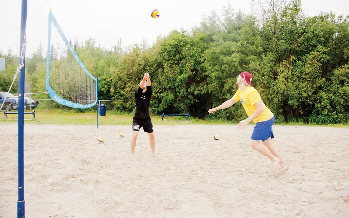 NWT volleyballers hit sand hard for Summer Games 