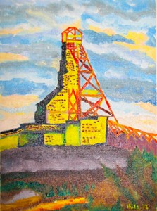 Lynn La Saga’s oil painting, Fading Giant, will be featured on the cover of the new Northwestel phone book.