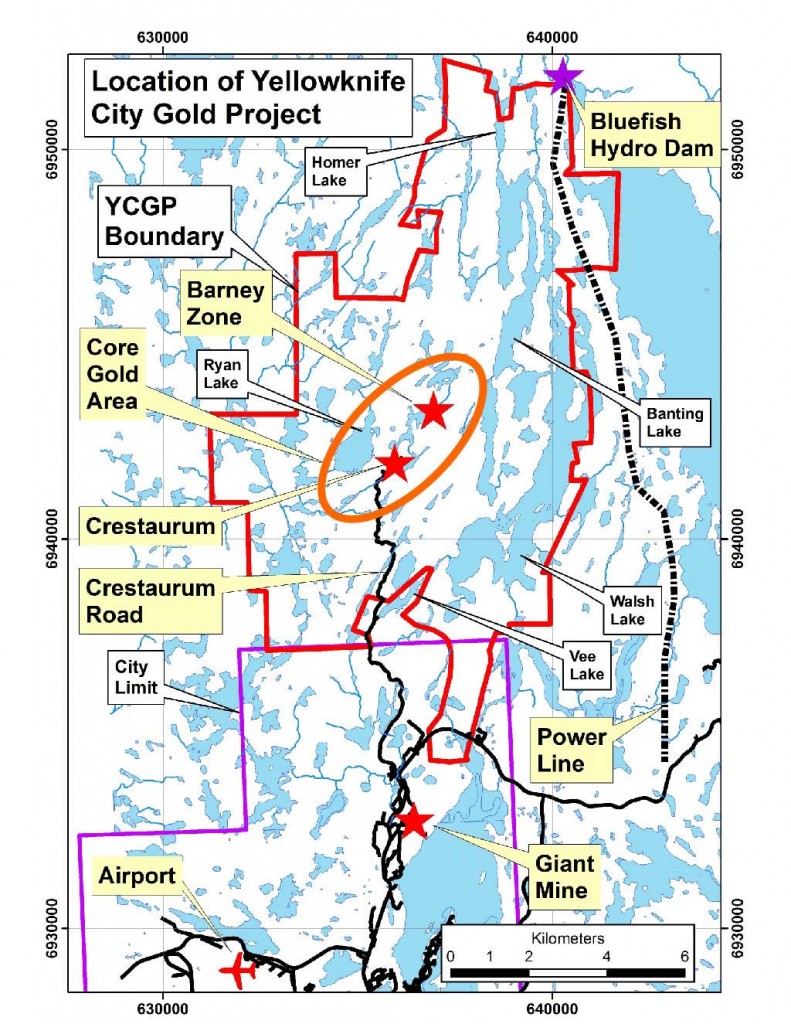 This map shows a portion of TerraX Minerals’ drilling rights.