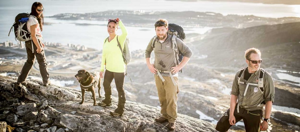 Hiking is one of the most popular ways to explore Greenland.